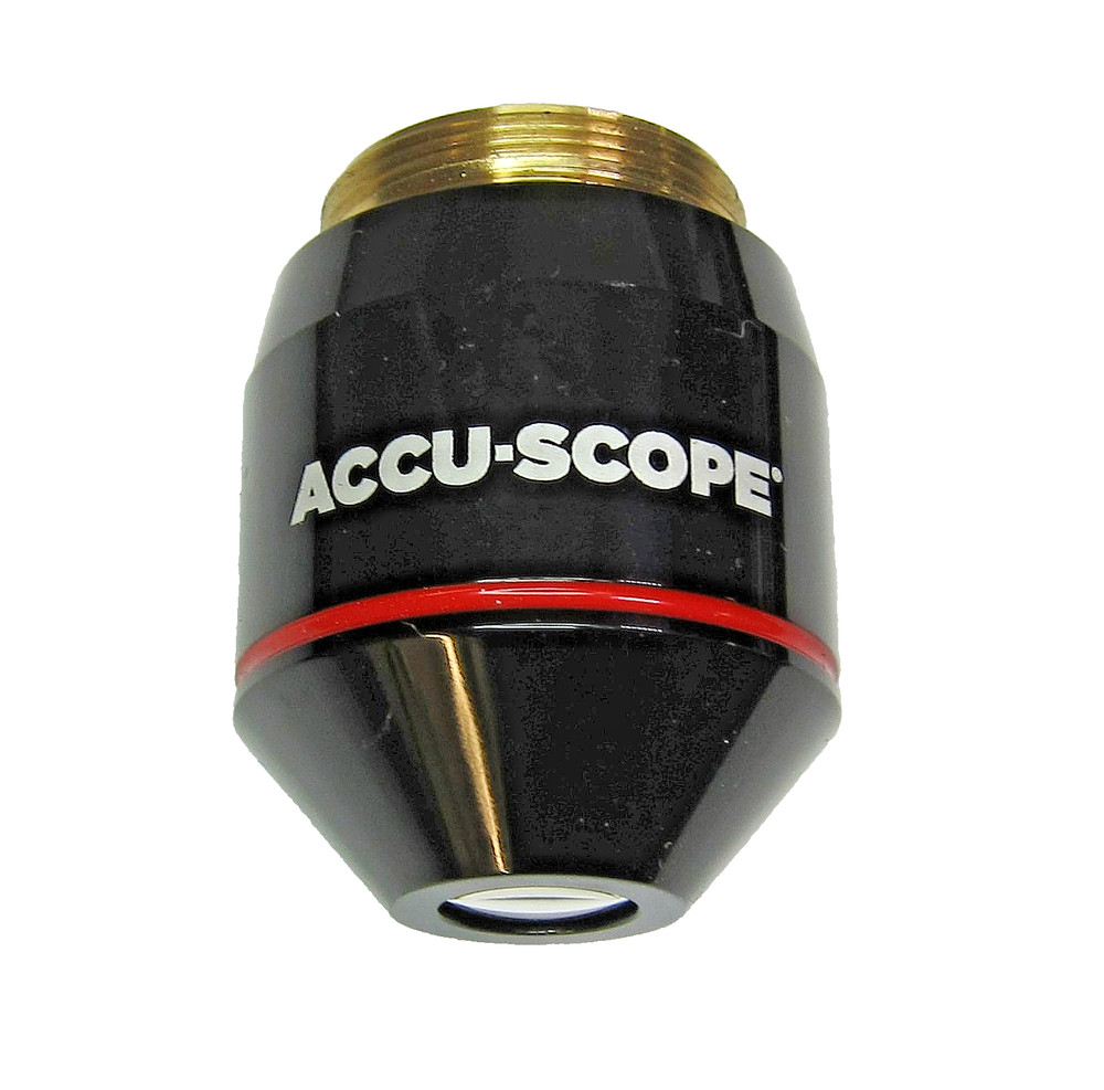 Genuine Accu-Scope Plan 4x/0.10 infinity/- Microscope Objective