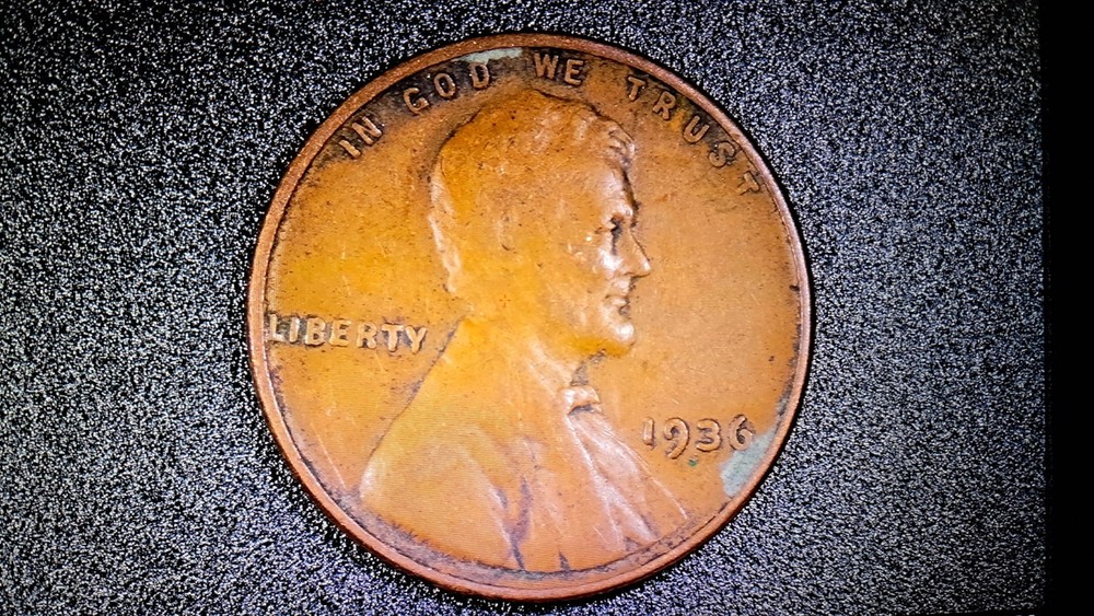 1936 P, Wheat Penny #613