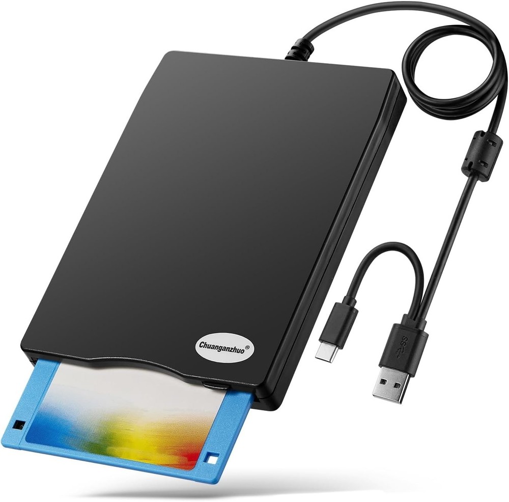 USB Powered Floppy Disk Reader with Fast Data Transfer Rate and Dust Protection