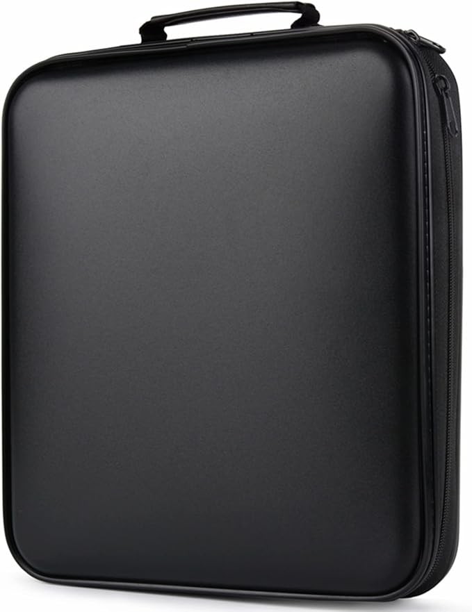 DVD Storage CD Case Holder:DVD Binder Protective Book Portable DVD...