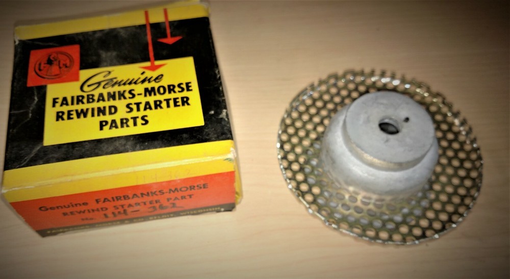Genuine Antique Clinton Engine Starter Cup with Screen 114-362