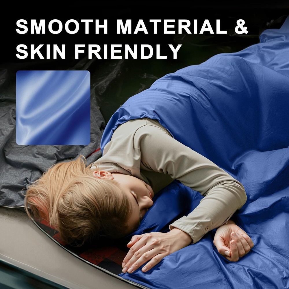 Ultralight Warm Weather Sleeping Bag - Portable, Waterproof, Compact Lightwei...