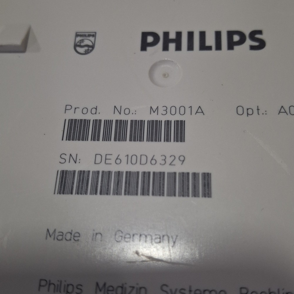 Philips M3001A-A01C06 Fast SpO2, NIBP, ECG, Temp, IBP MMS Module