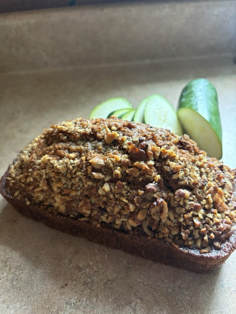 Zucchini Bread With Toasted Walnuts