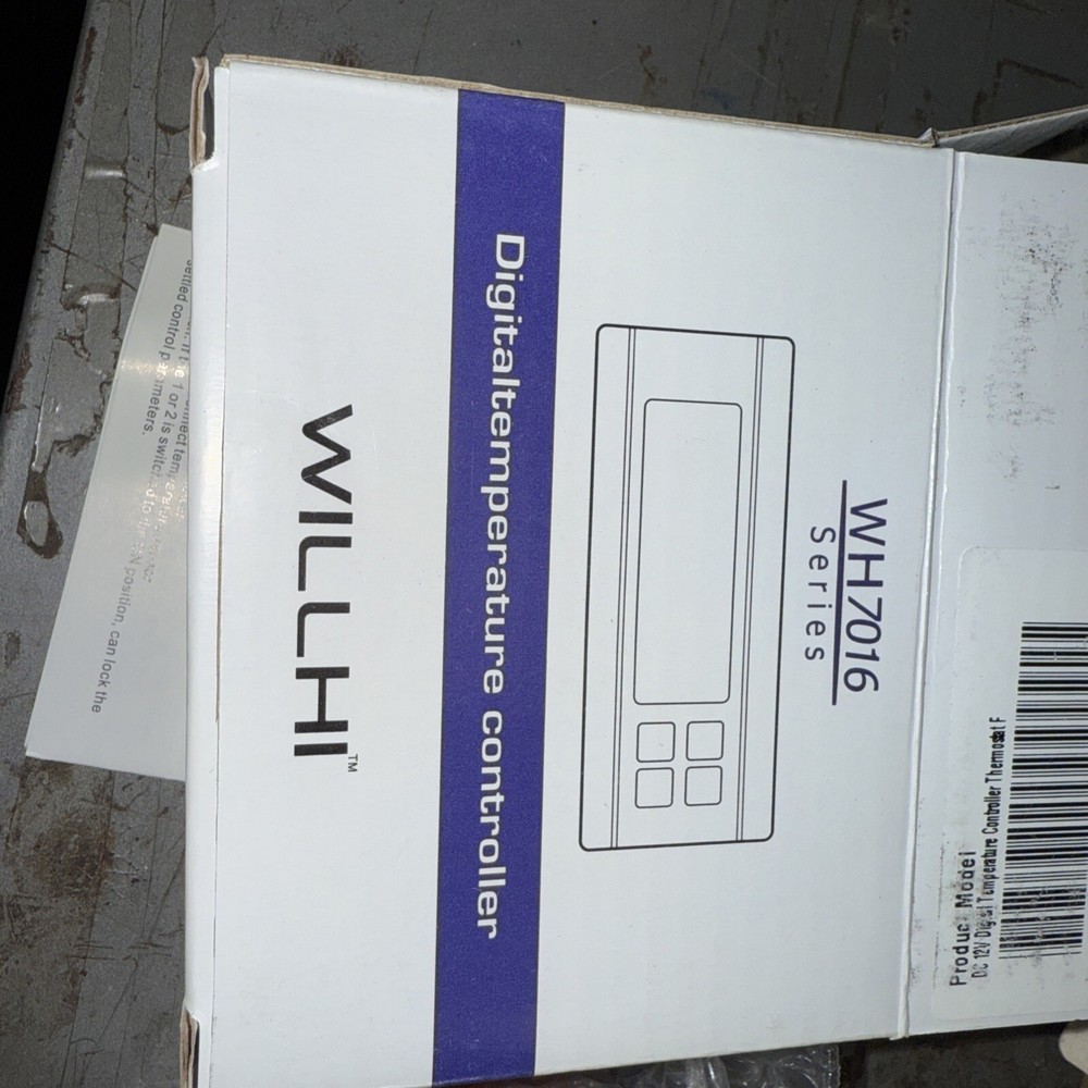 WILLHI WH7016 Temperature Controller DC 12V Digital Thermostat Switch NOS