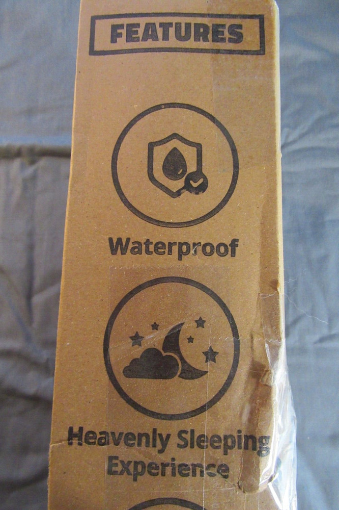 Utopia Twin Size Waterproof 100% Polyester Mattress Pad