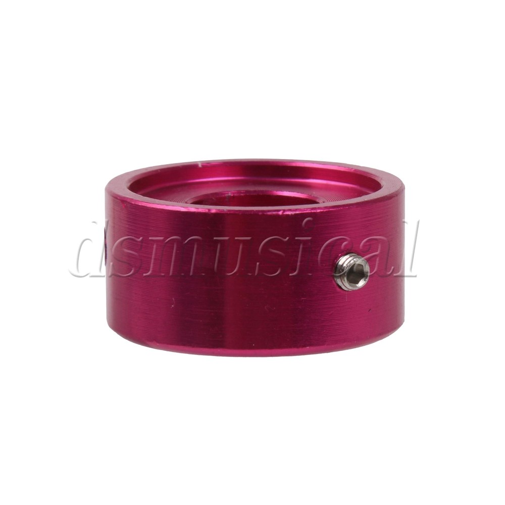 2Pcs Guitar Effect Pedal Switch Topper Caps 3/8 Inch Inner Diameter Red