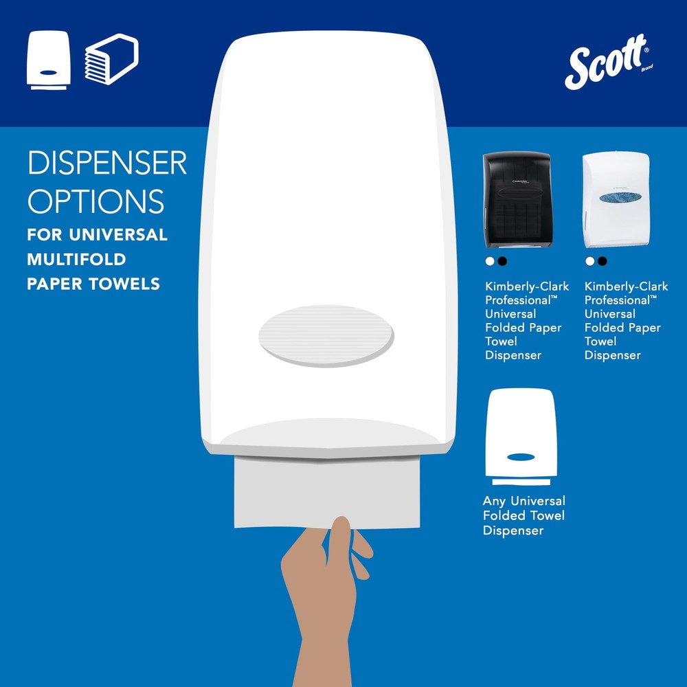 Scott Professional Universal Multifold Paper Towels Bulk 01840 Absorbency