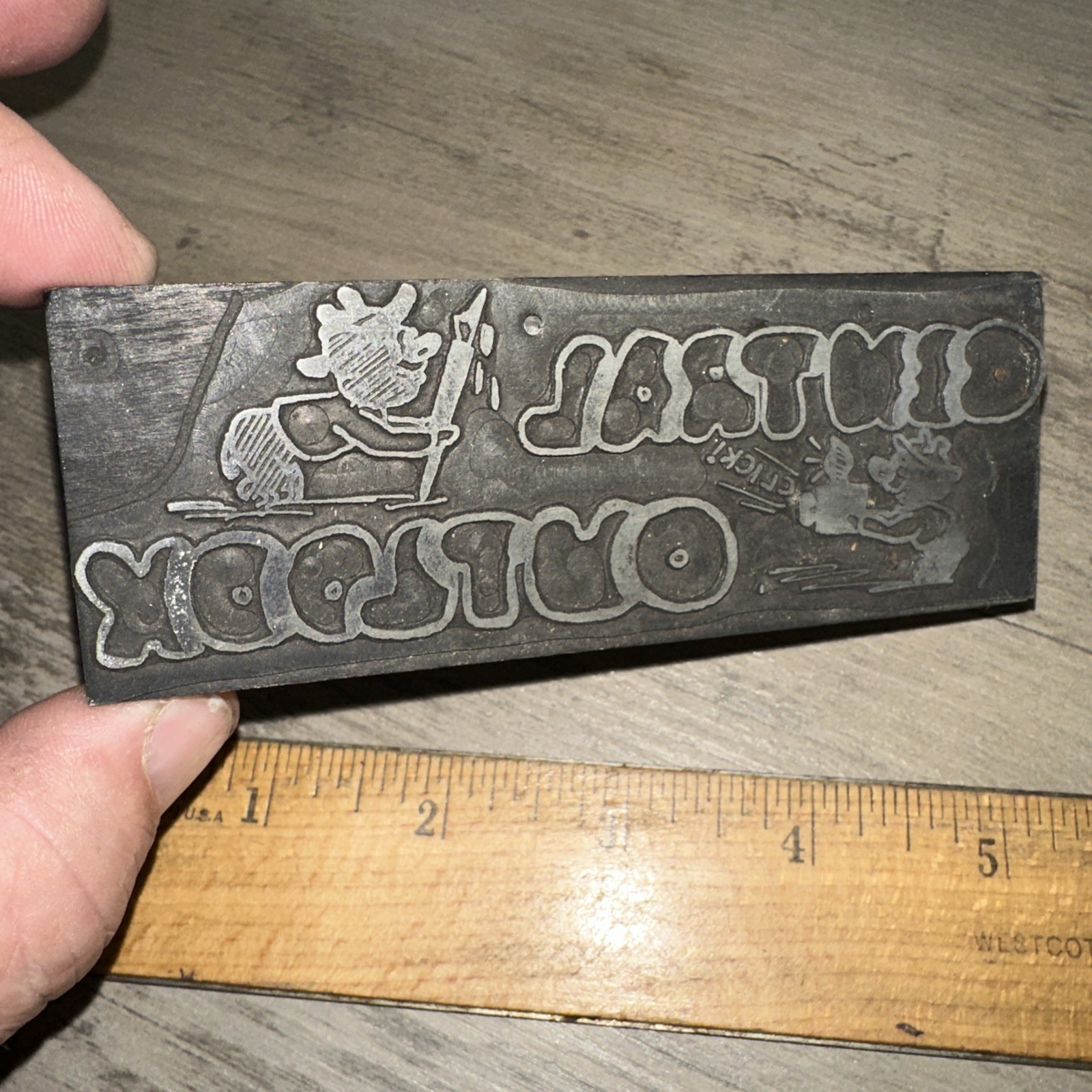 Printing Block “ Central Outlook, Artist And Photographer “ Ad??￼