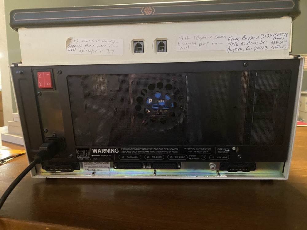 Rare Access Matrix CP/M Portable Vintage Computer from 1983 w System Software