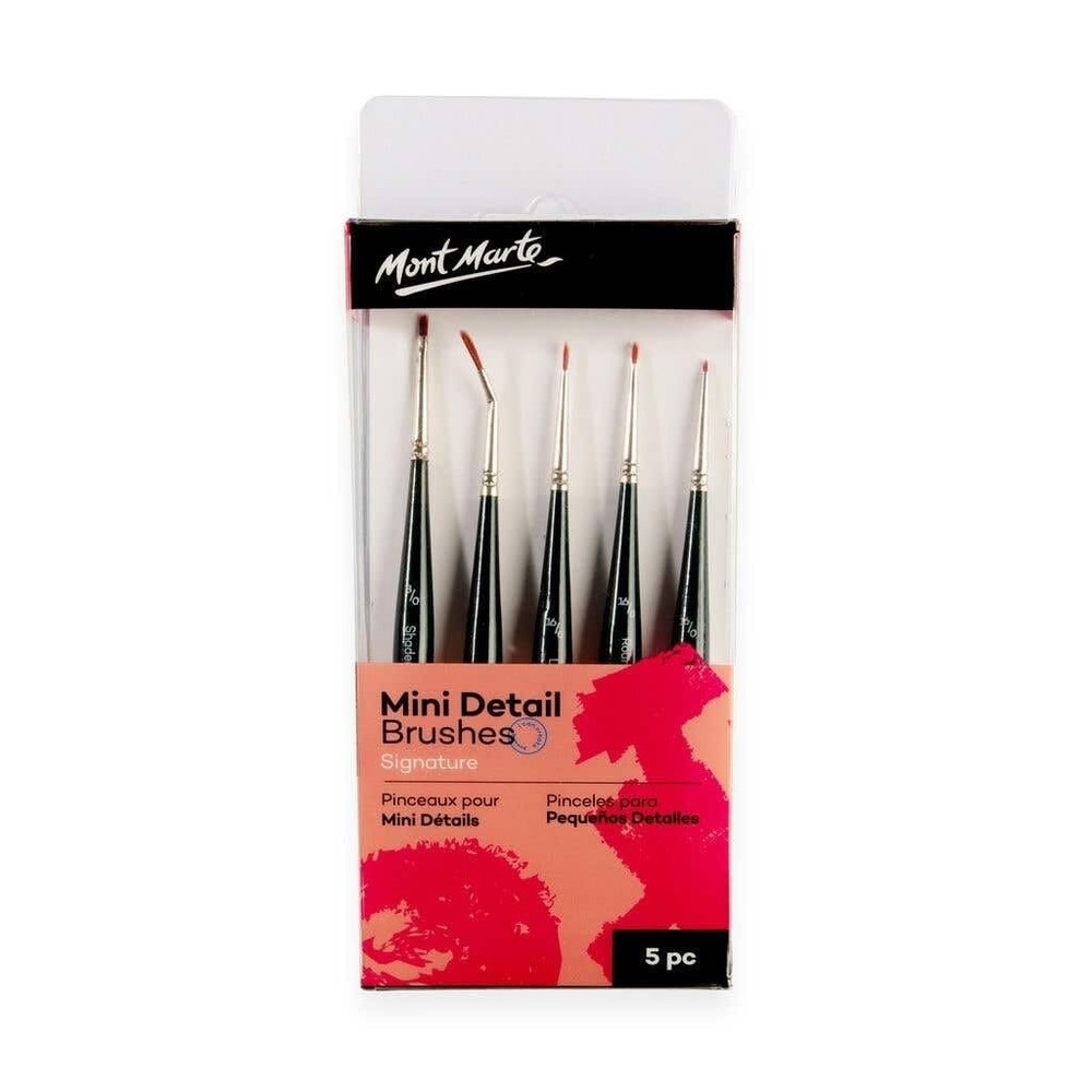 Mini Detail Brush Set 5pce