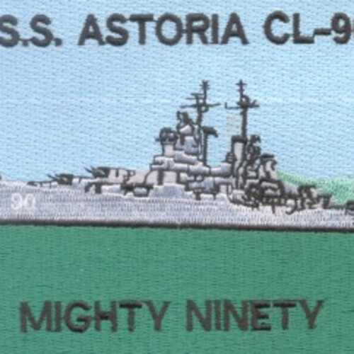 USS Astoria CL-90 Light Cruiser Ship Patch