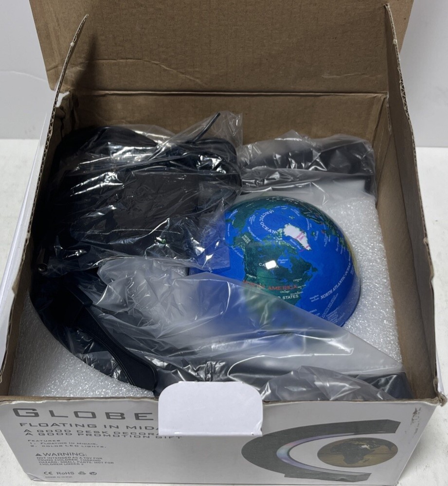 Globe Floating In Midair Office Desk Decor NOB