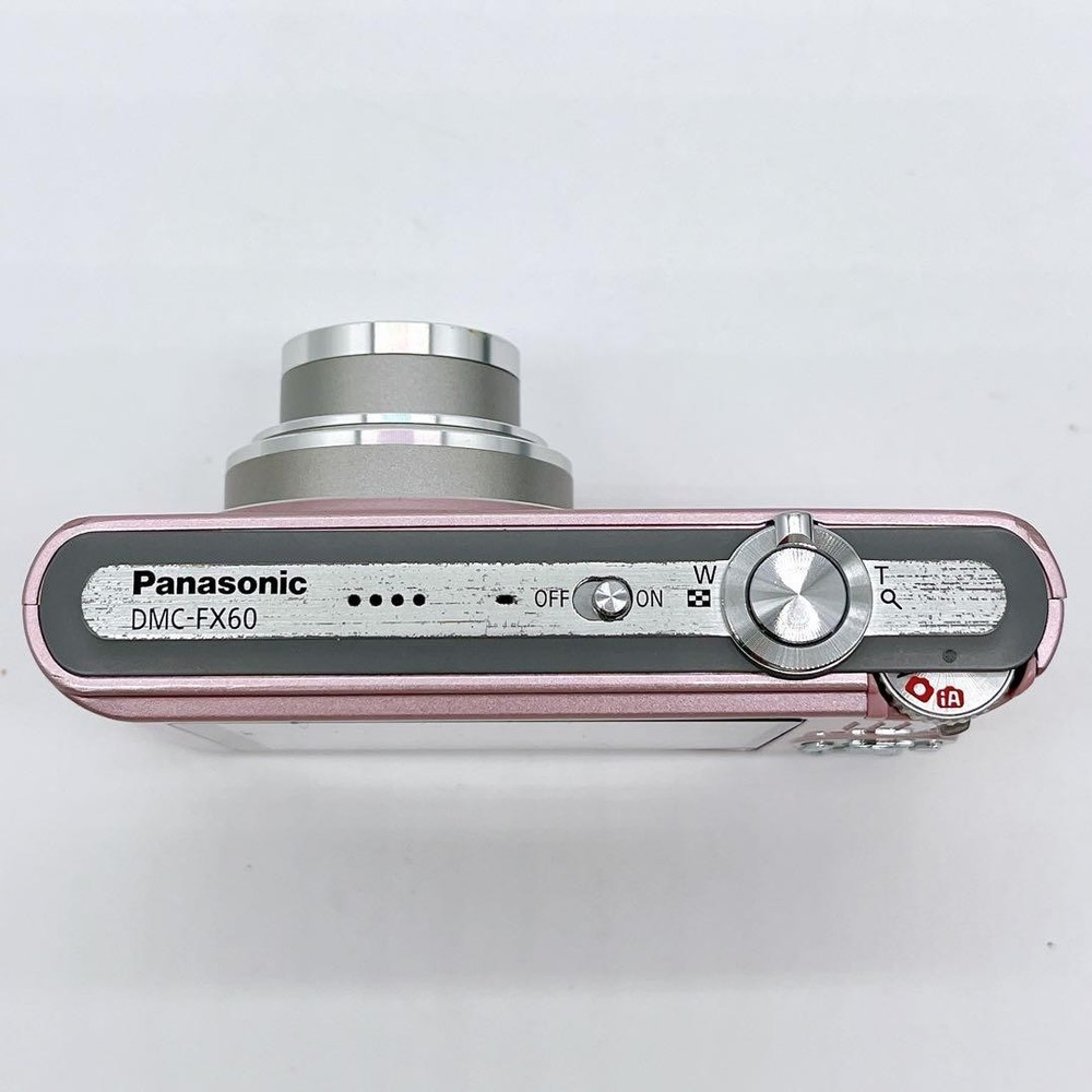 Panasonic LUMIX DMC-FX60 Pink Compact Digital Camera Tested Great Condition