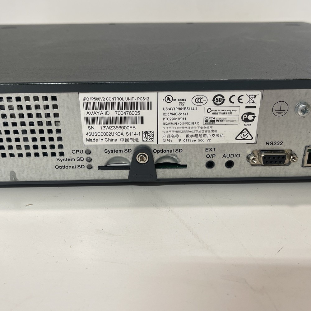 avaya ip office 500v2 system