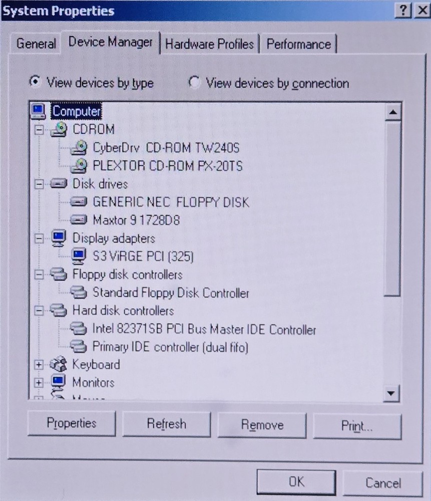 Unique Windows 98 Computer Promise HD Controller SCSI CD-ROM Sound Blaster AWE64