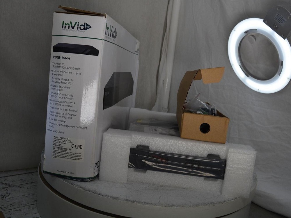 NEW OPEN BOX INVID TECH pd1b-16nh Universal Network Video Recorder SEE NOTES