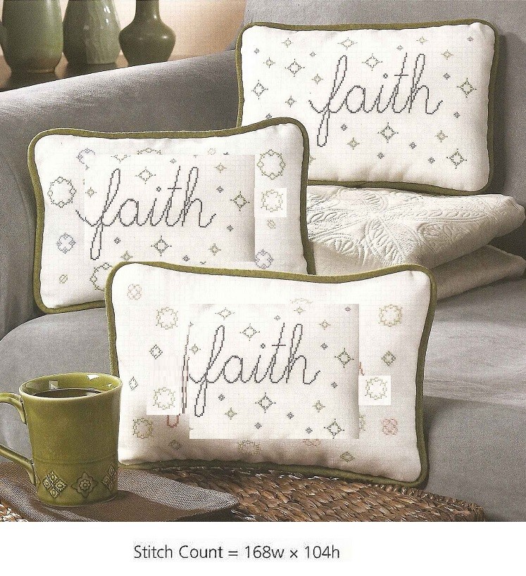 FAITH   -  CROSS STITCH PATTERN ONLY  GU - PEE
