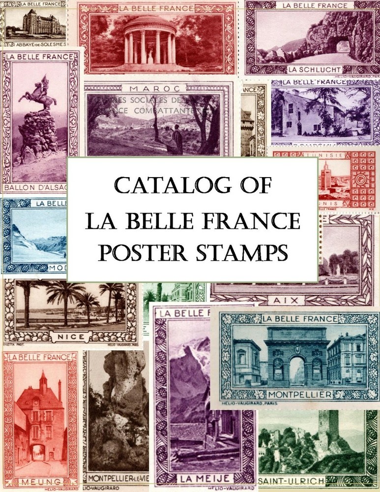 La Belle France Poster Stamps Catalog (Digital PDF on CD)