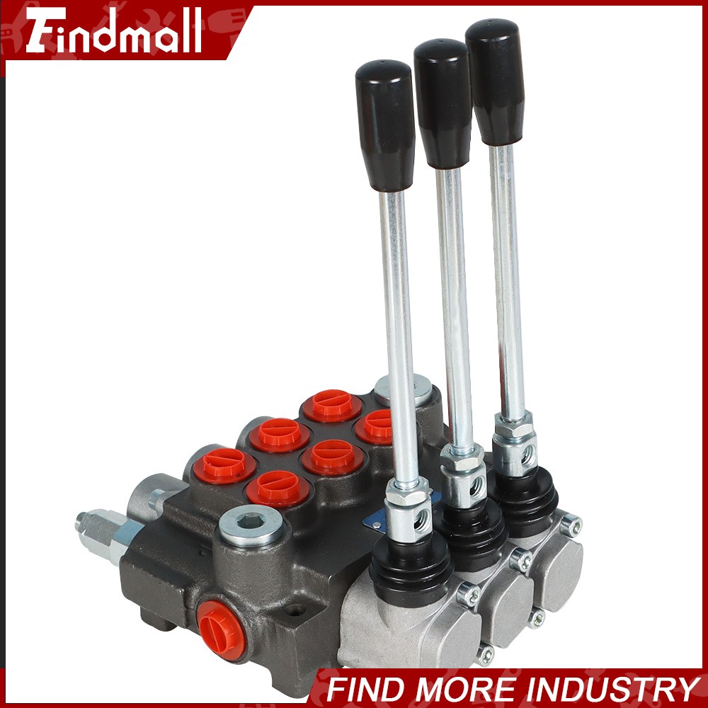 3 Spool 13GPM Hydraulic Directional Control Valve BSPP Interface New