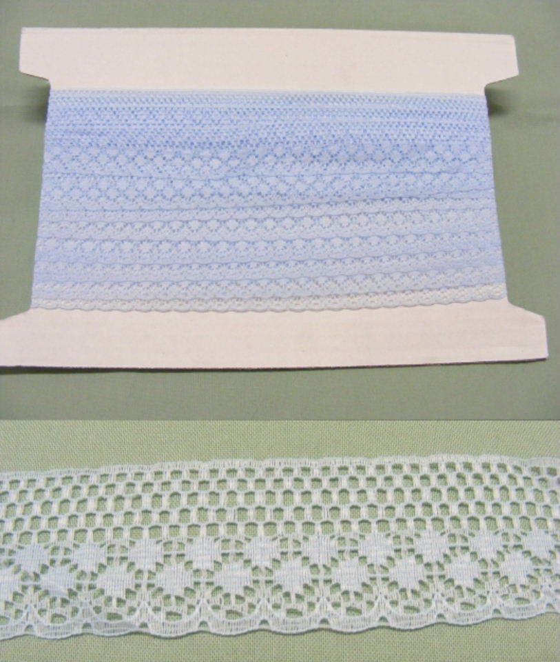 Flat Lace Pale Blue (170) - 33 metres