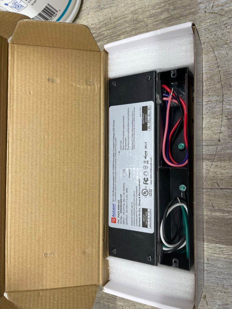 GEN LED PS24-96W-UC Agilight Dimmable Constant Voltage LED Driver