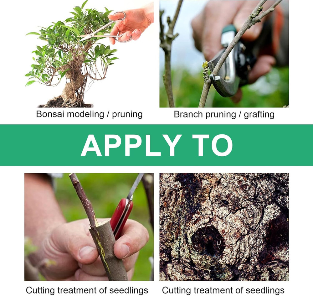 Tree Wound Pruning Sealer, Tree Wound Dressing with Brush, Tree Wound Sealer Hea