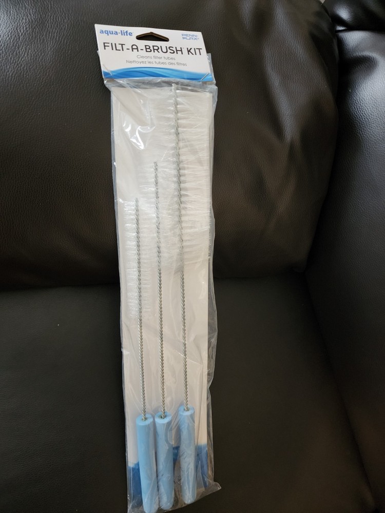 3 Piece Aquarium Filter Tubes Brush Cleaning Tools Kit
