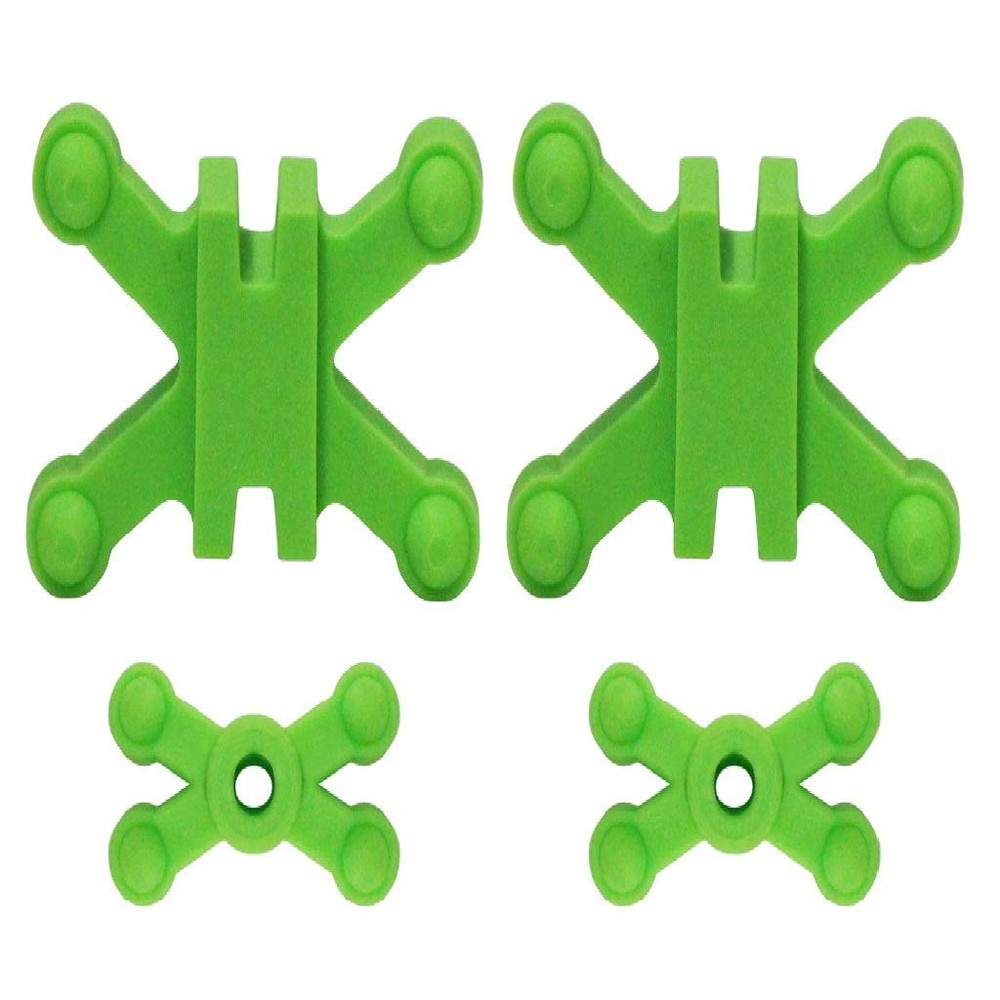 Bowjax Rev.Crossbow Kit Split Limb 15/16" Gap, 2 Stirrup dampeners Green