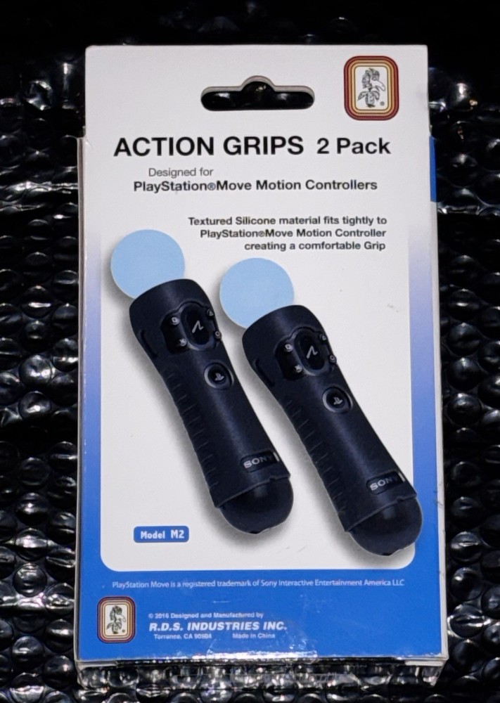 Action Grips M2 PlayStation Move Motion Controllers [ 2 Pack ] New
