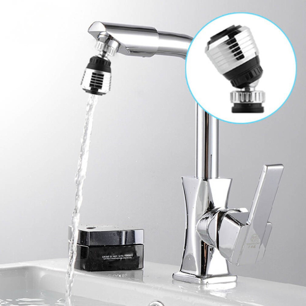 Sink Water Faucet Tip Swivel Nozzle Adapter Kitchen Aerator Tap Chrome Sprayer