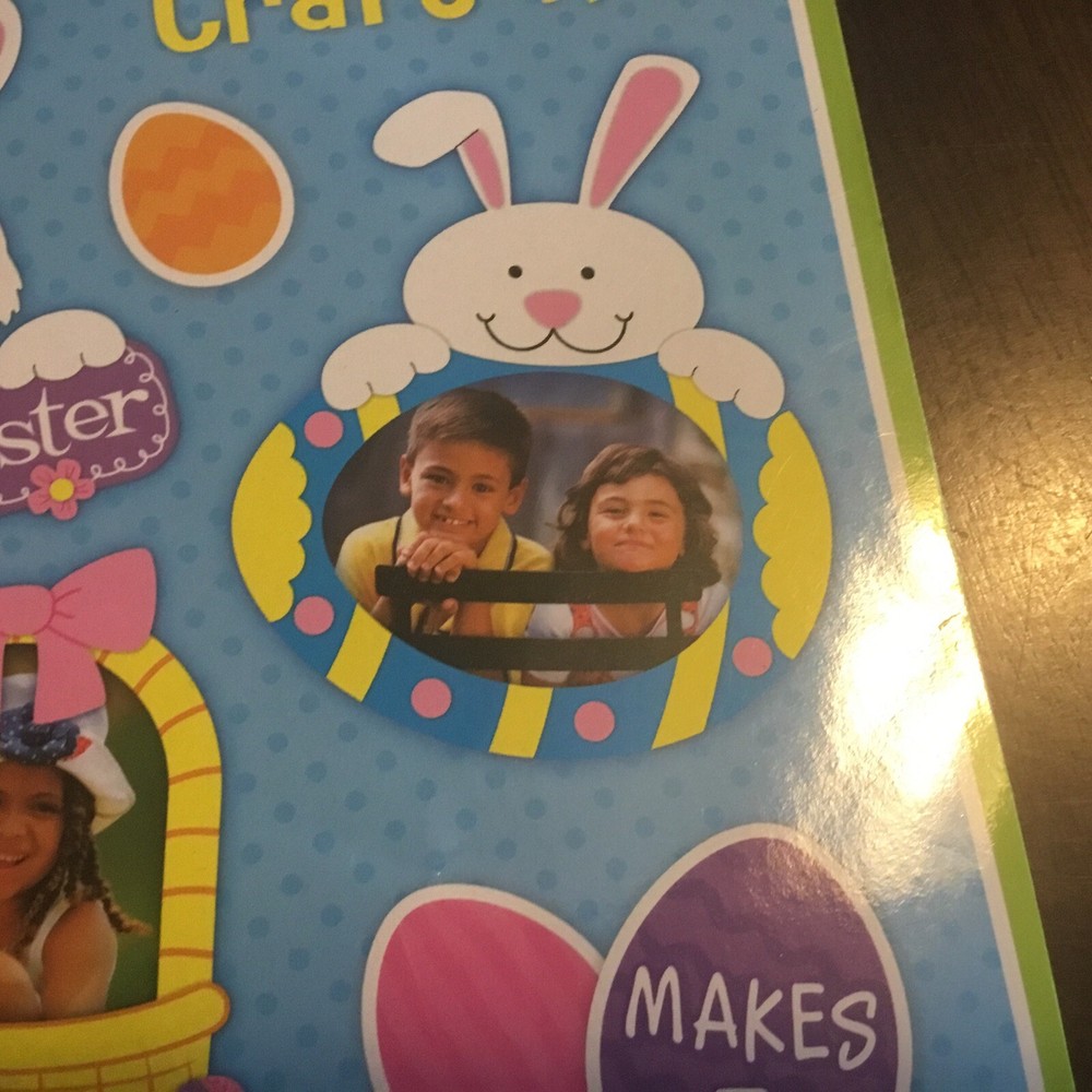 Easter Foam Frame Craft Kit Include Magnets