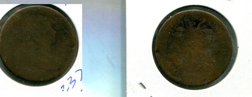1801 DRAPED BUST LARGE CENT TYPE COIN AG 237S