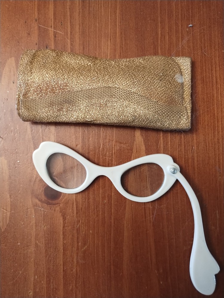 Vtg. Opera Glasses With Case