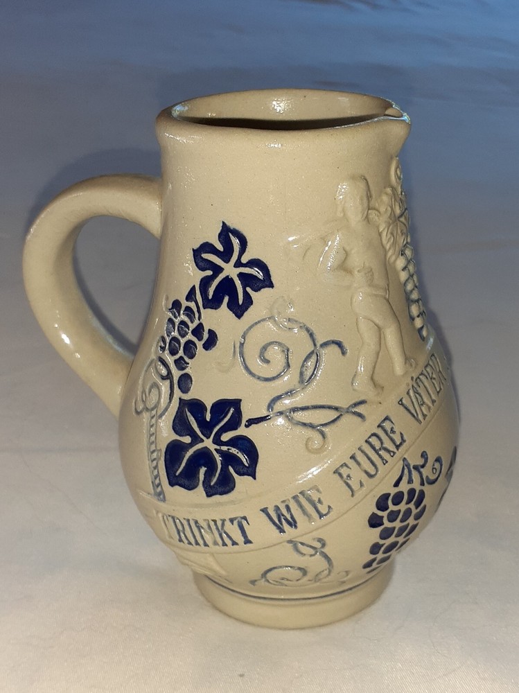 Wick Werke Stoneware Pitcher .25L Germany 5"