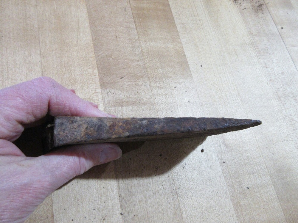 Blacksmith made tree felling wedge. (2). sh