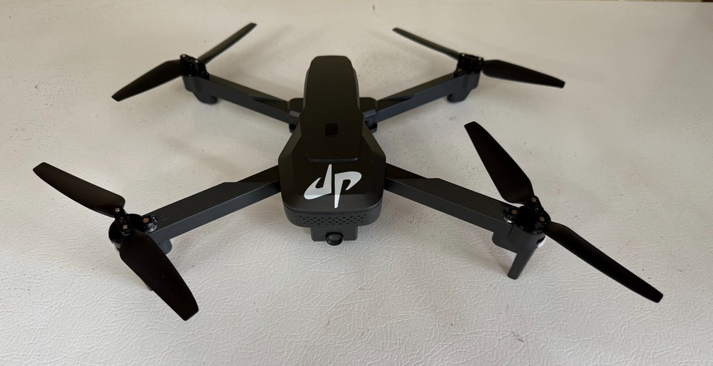 Dp Drone  Black Folding Quadcopter With Accessories - No Box