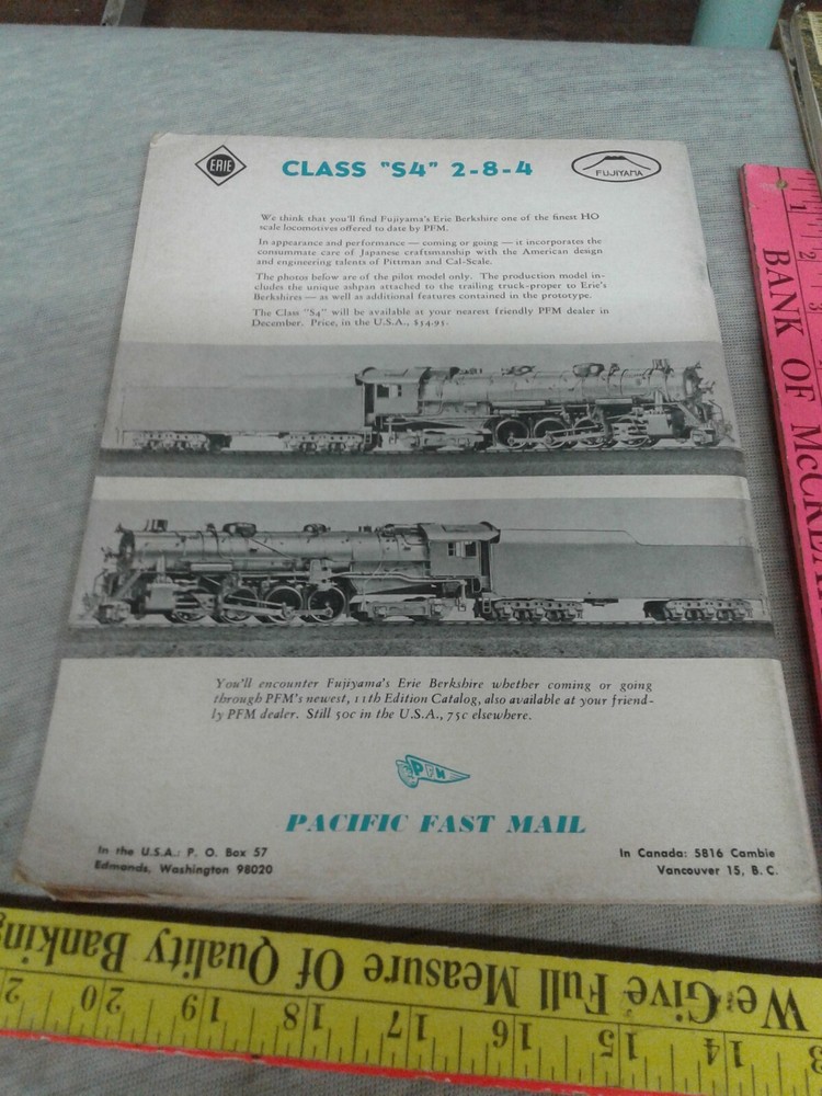 Model Railroader December 1966 Magazine