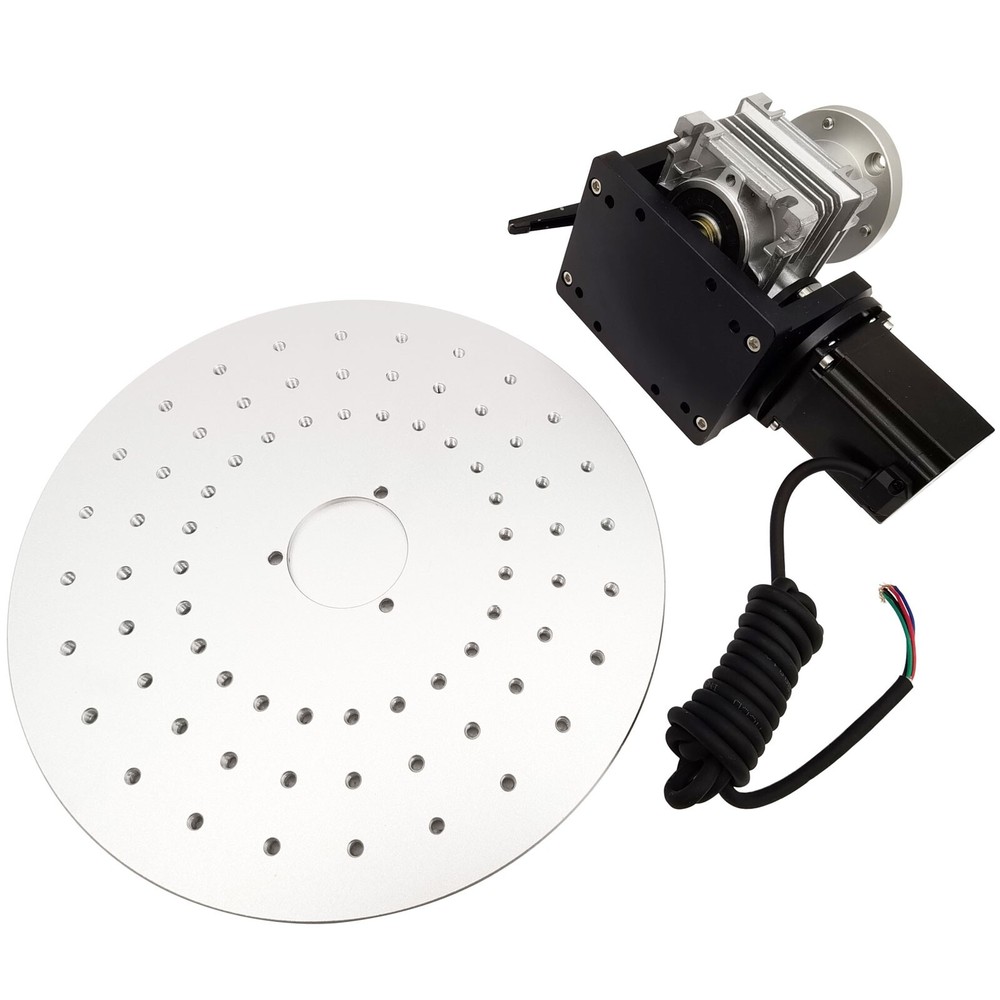 360 Degree Electric Rotating Laser Marking Machine Table Diameter 30CM 110V