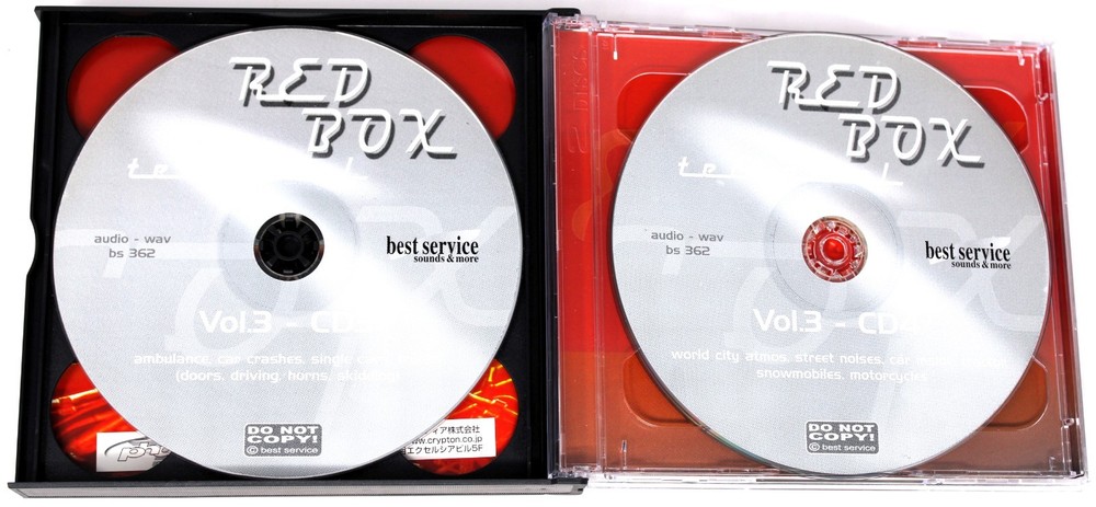 Best Service Red Box 3 Technical Sample/Sound Library/Sampling 5 CD