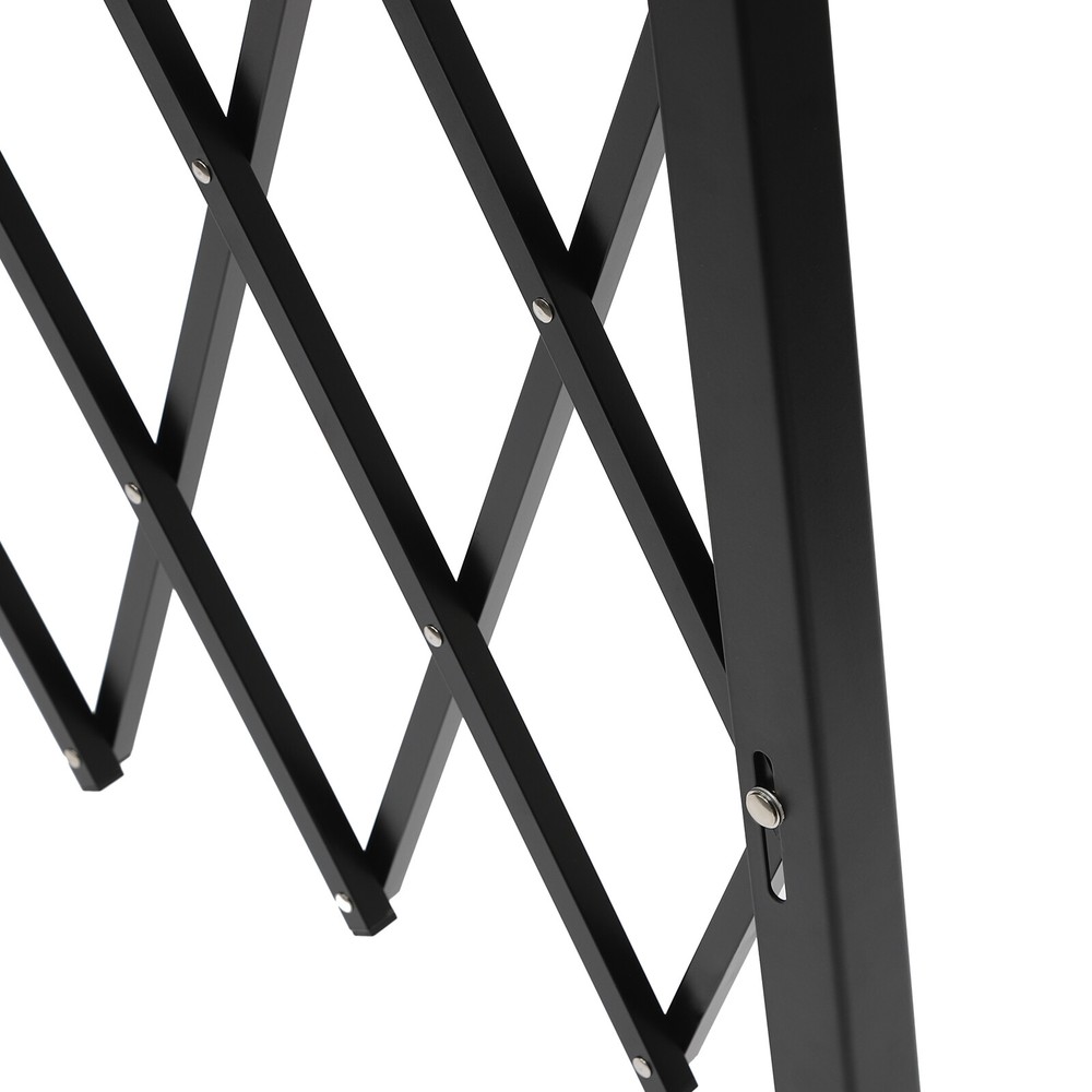 Single Folding Security Gate Flexible Expanding Security Door Barricade Gate