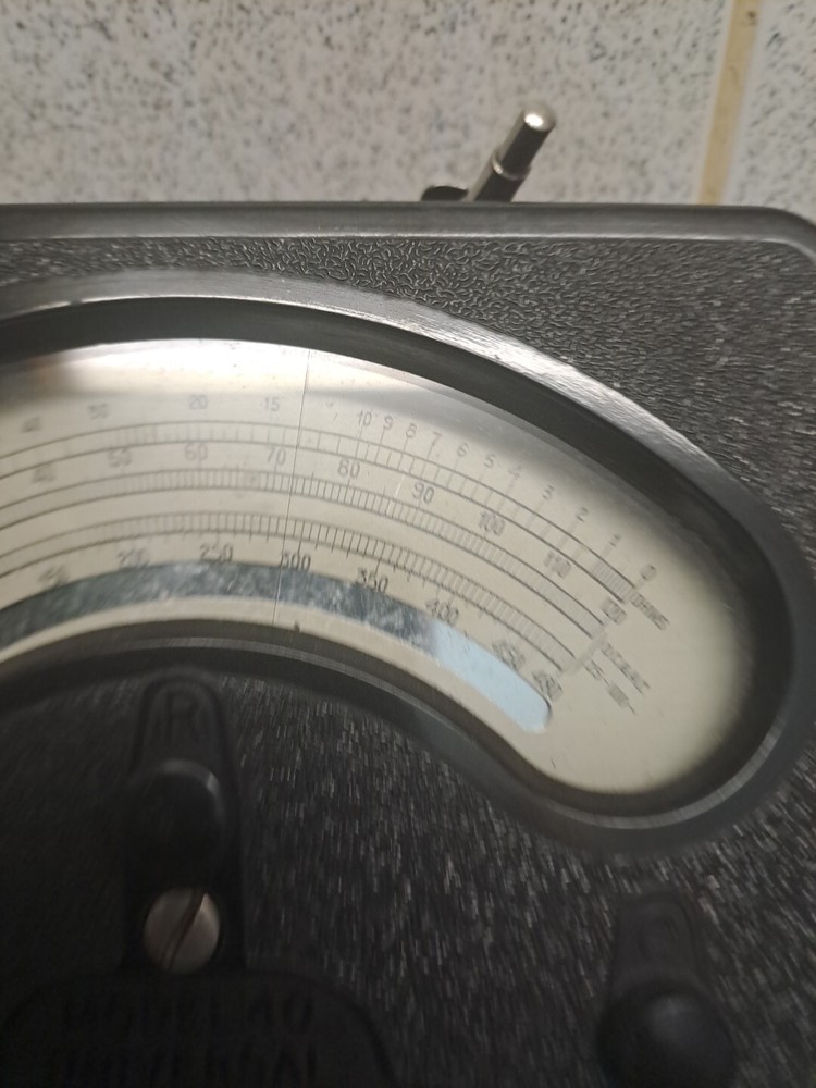 Vintage Model 40 AVO Meter With Original Leather Case.