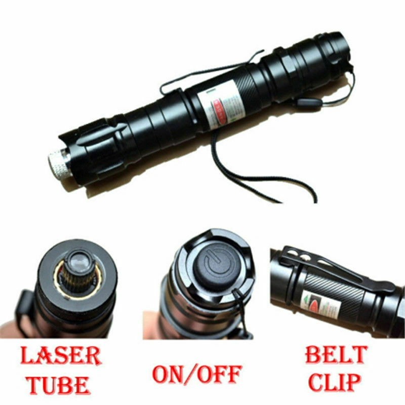 Red Laser Pointer Pen Lazer +2PCS Battery