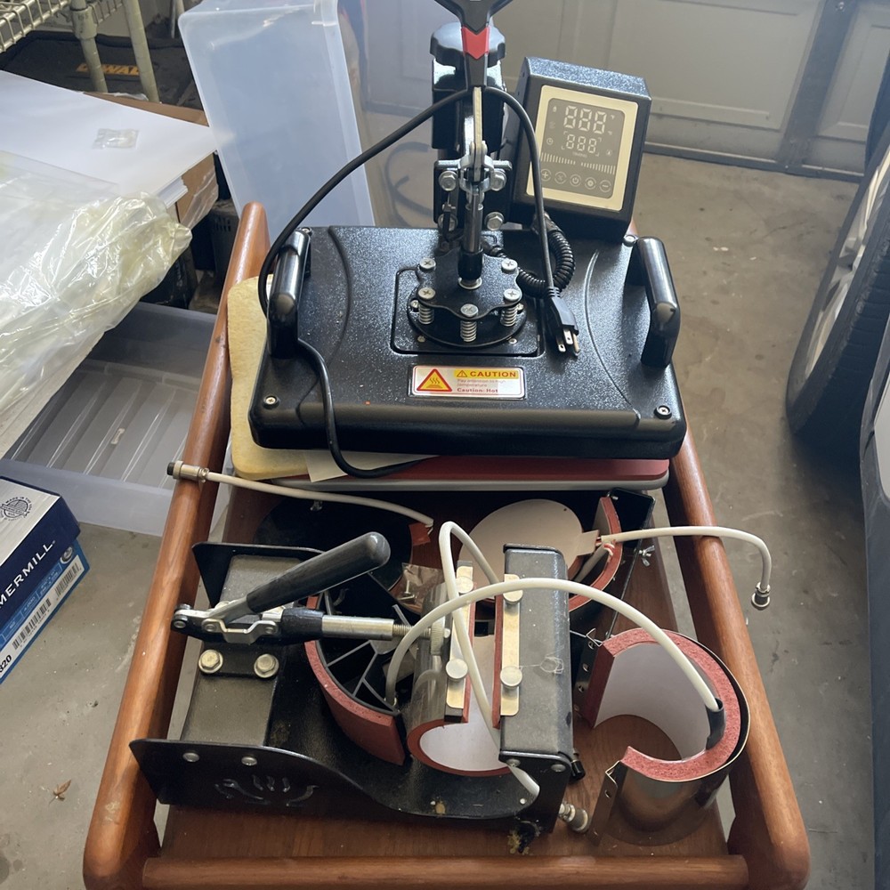 8-in-1 Digital Transfer Sublimation Heat Press Machine