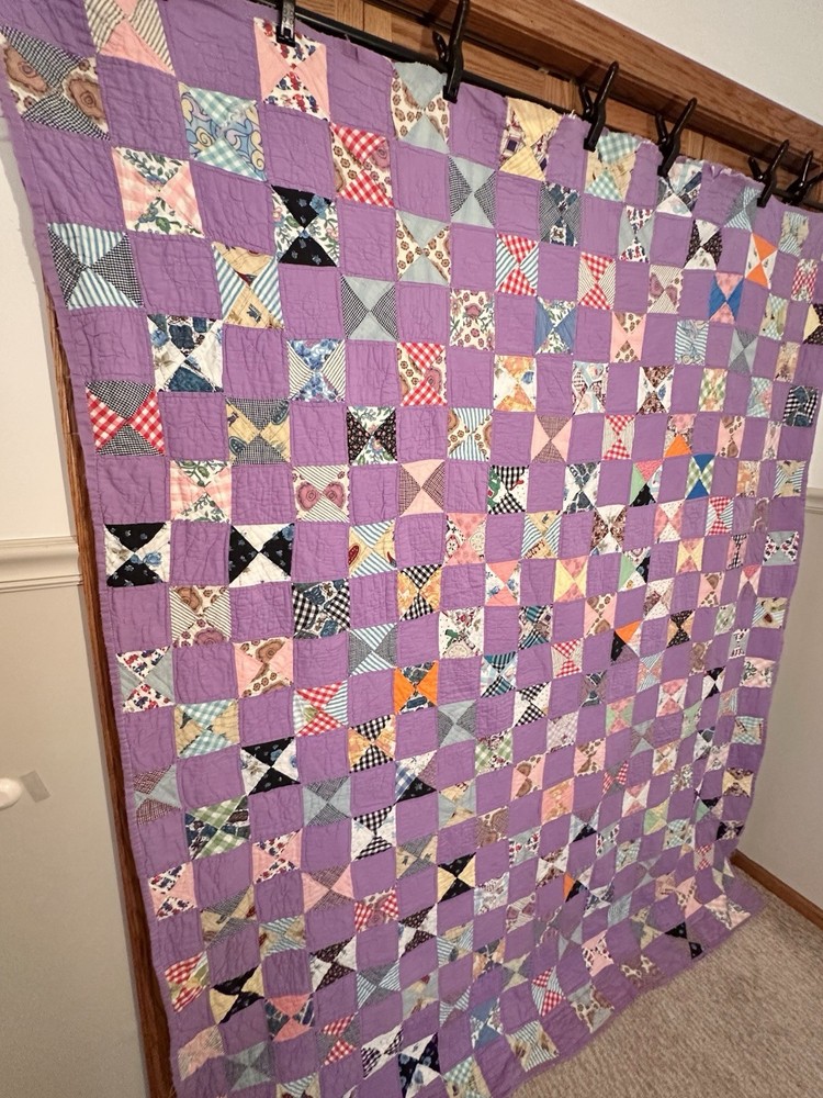 Handmade Patchwork Cotton Cutter Quilt