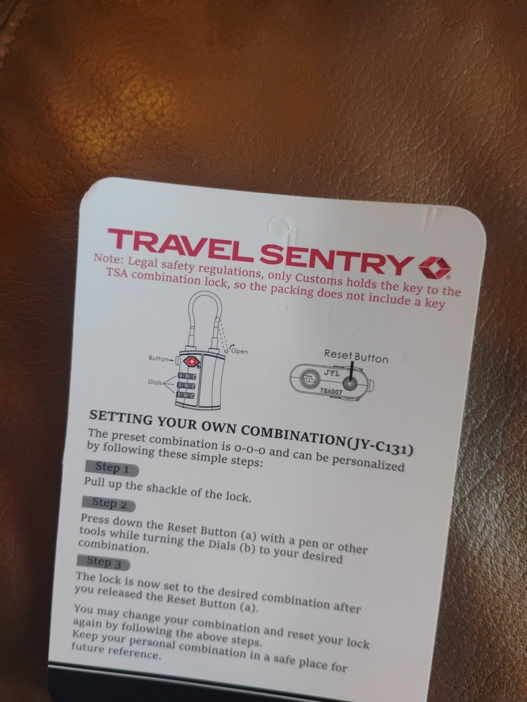 Travel Sentry Lock King Hard Case