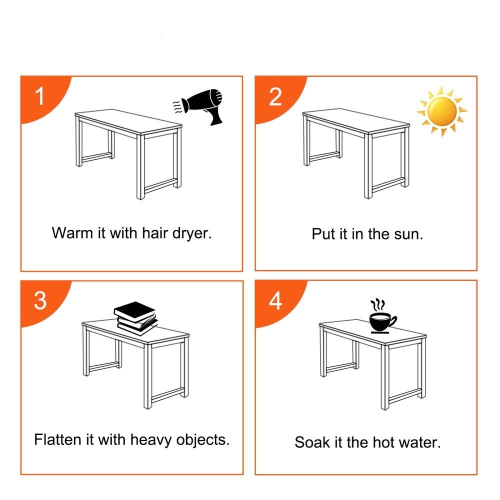 Clear Transparent PVC Plastic Tablecloth Protector Waterproof Dining Table Cover