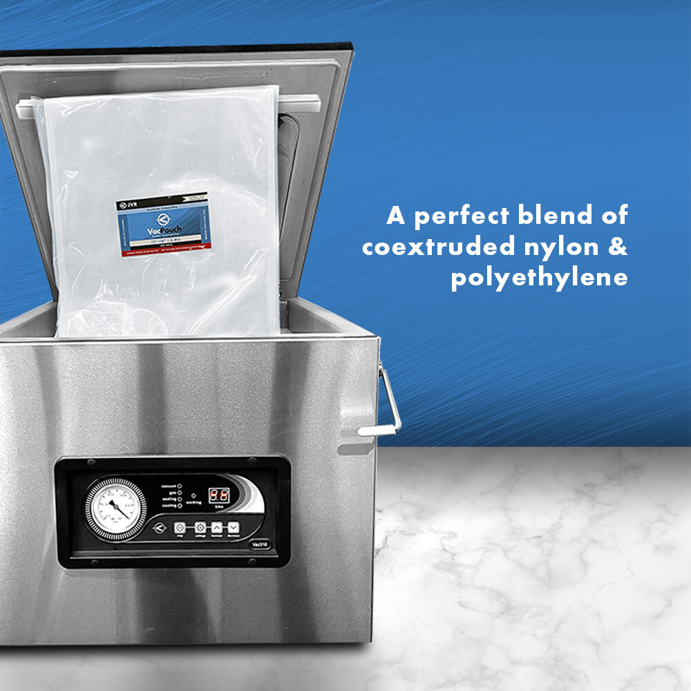 VacPouch Premium Chamber Vacuum Pouches, Heavy Duty 4mil, PACK OF 500