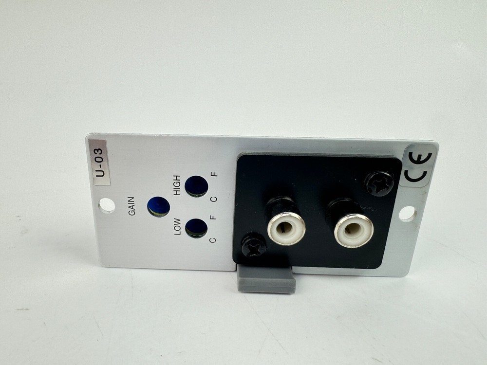 TOA Electronics U-03R Unbalanced Line Input Lo/Hi Cut Filter Module *NEW OPENED