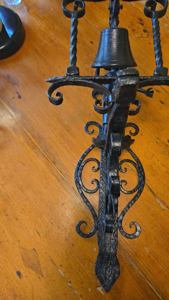 Vintage Wrought Iron Decorative Knocker
